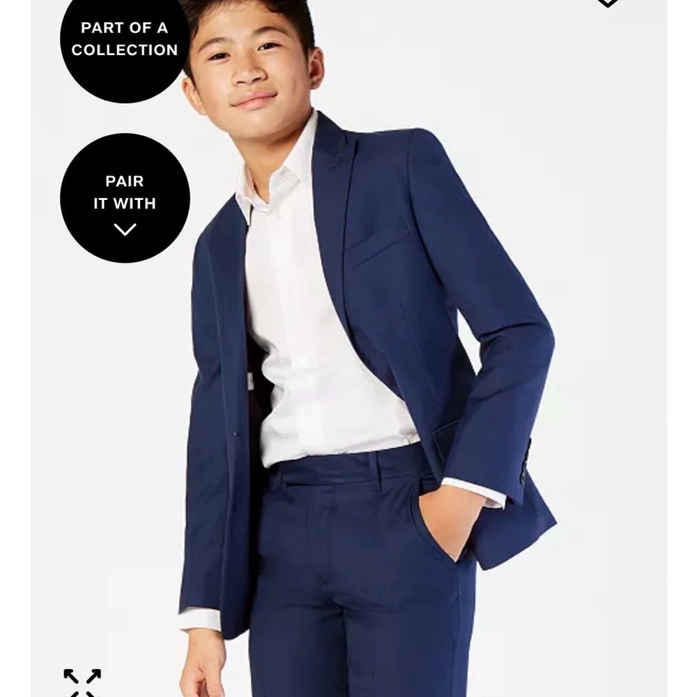 Calvin Klein Kids Navy Trousers